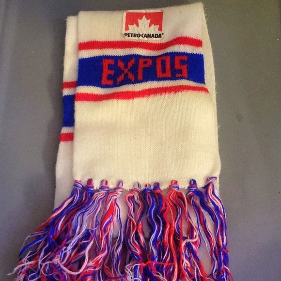 Montreal Expos White Vintage Scarf
